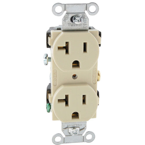 CR20I Hubbell - Duplex Receptacle 125V 20A for Your Needs alternate view 1 CR20I Hubbell - Duplex Receptacle 125V 20A for Your Needs alternate view 1
